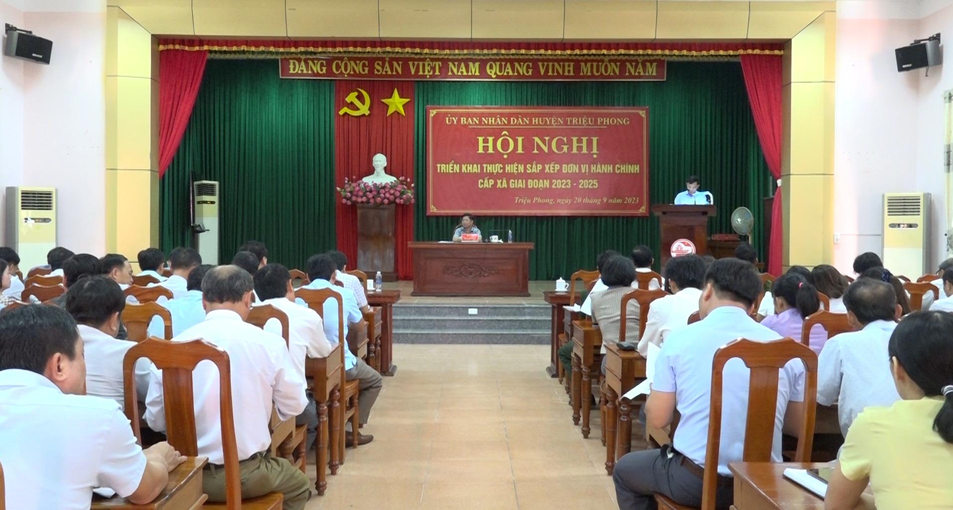 UBND huyên Triệu Phong tổ chức hội nghị triển khai...